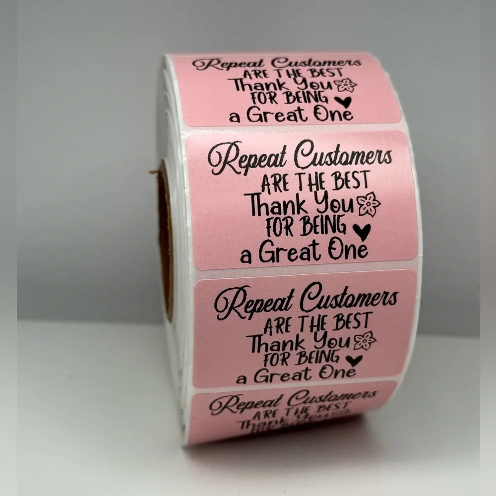 100pcs Repeat CustomersAppreciation Decorative Stickers new - Picture 5 of 13